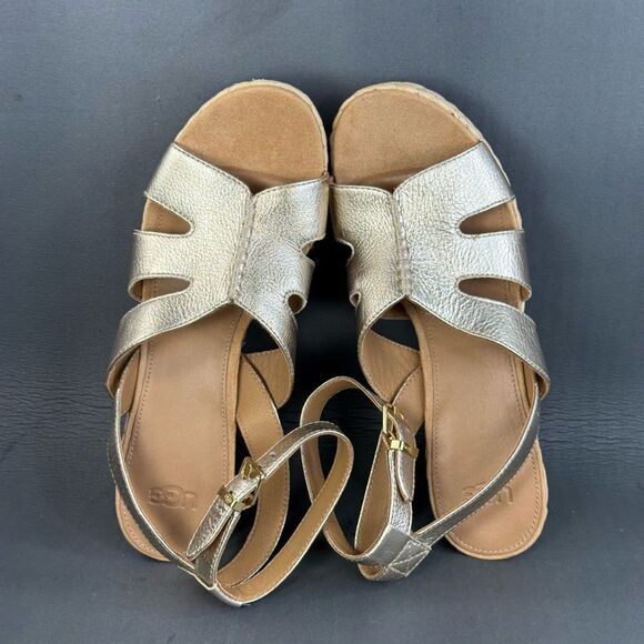 UGG Women's Careena Ankle-Strap Espadrille Platform Wedge Sandals size 9 - Picture 8 of 10